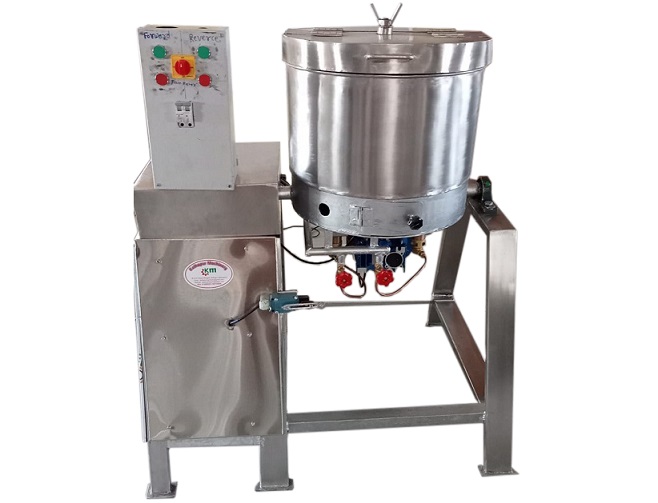 Gasoperated khoya making machine